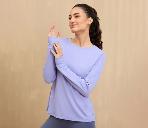 Nykd by Nykaa Back Twist Full sleeve Running Tee