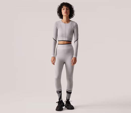 adidas Grey Women Gym and Training Tight