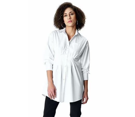 White poplin shirt by Zapelle