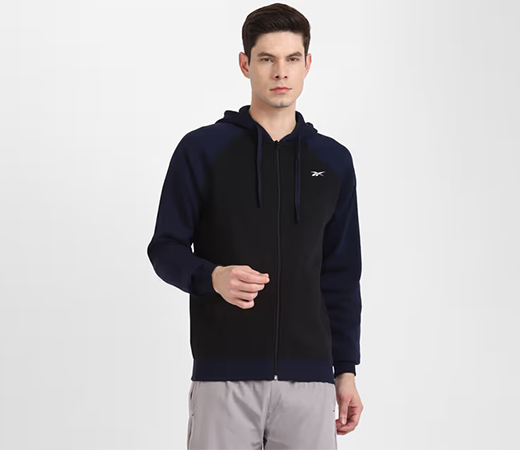 Rbk Performance Hoodie Blue Training Sweatshirt by Reebok