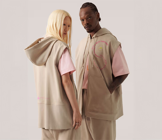 aSMC GD Beige Unisex Gym and Training Hoodies by adidas