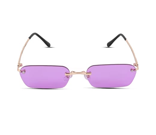 Voyage Purple and Rim-Less Sunglasses