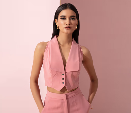 RSVP by Nykaa Fashion Pink Vest Top