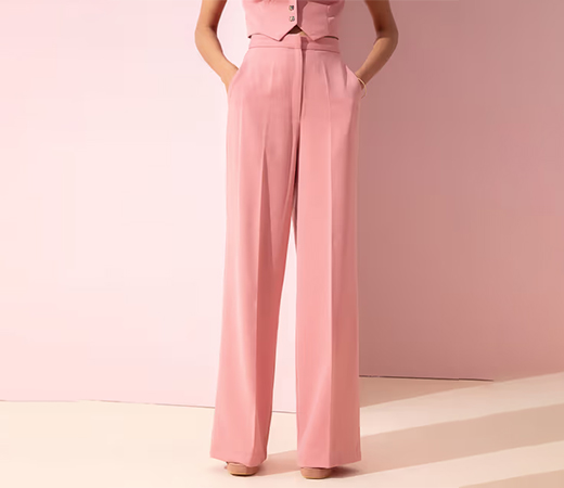 RSVP by Nykaa Fashion Pink A Blooming Hue Pants