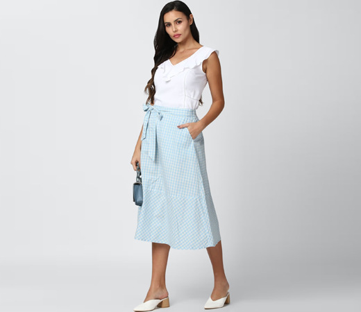 Van Heusen Blue Skirt