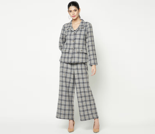 HOUSE OF S Trimmed Day Blazer Set