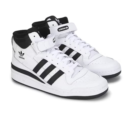 adidas Originals Forum Mid Rt Basics White Sneakers