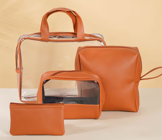 Nestasia Brown Travel Kit (Set of 4)