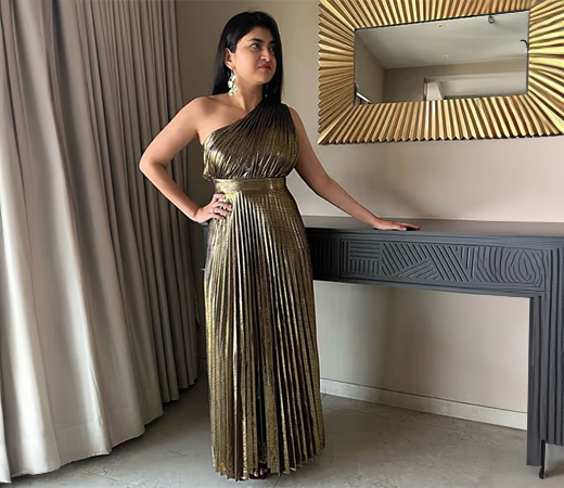 FancyPants Woo Gold Gown