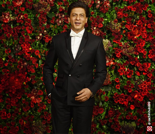 Shahrukh Khan wearing peak lapel blazer