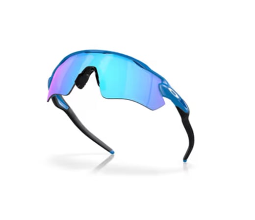 Oakley Asymmetrical Sunglasses With Blue Frame In Blue Lens