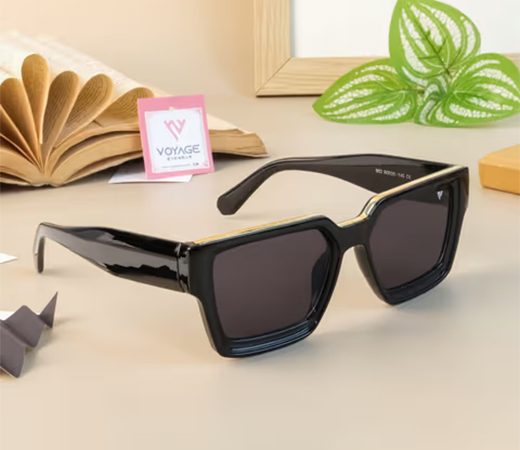 Voyage Black Wayfarer Sunglasses