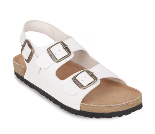 Carlton London Solid White Sandals