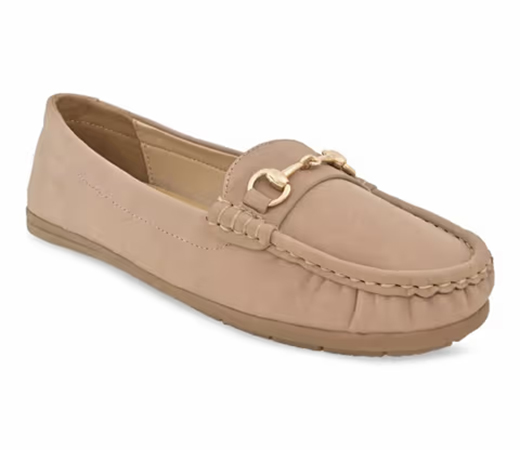 ROCIA Nude Women Solid Buckled Ballerina