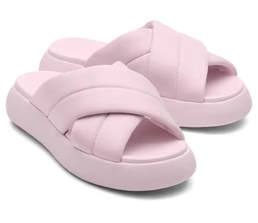 TOMS Mallow Crossover Lilac Slides