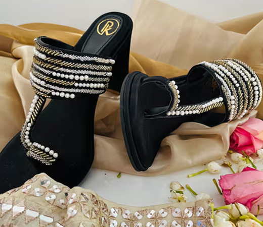 PREET KAUR Aaina Kolhapuri Heels