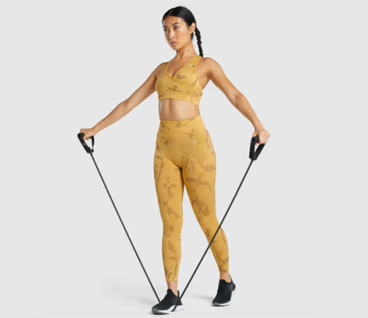 Gymshark Adapt Camo Savanna Seamless Tights