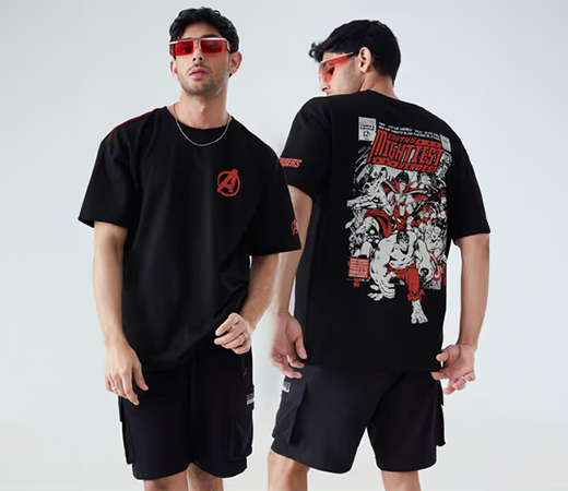 The Souled Store Official Marvel- Avengers T-shirt