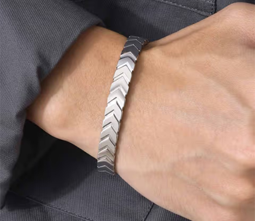 Peora Silver Plated Cuff Bracelet