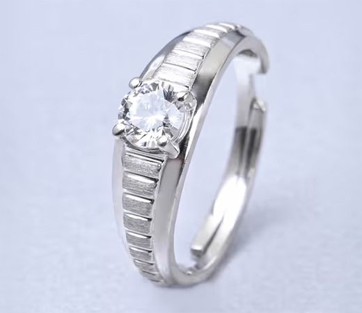 CLARA Men’s 925 Silver Adjustable Ring