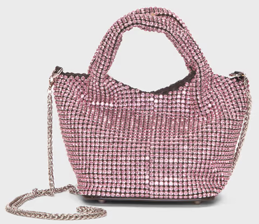 RSVP by Nykaa Fashion Pink Embellished Small Handbag