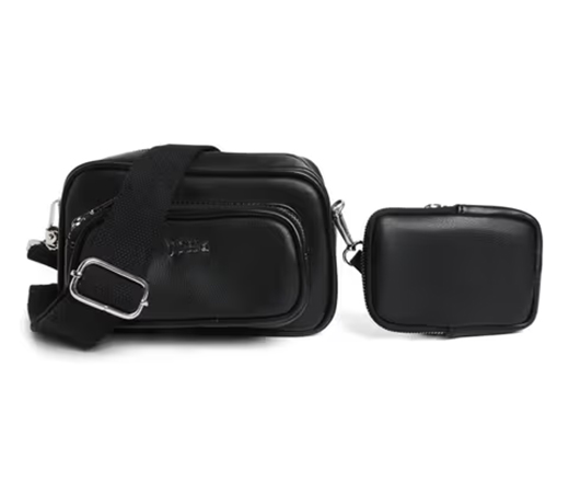 JiHa Black Utility Crossbody Bag