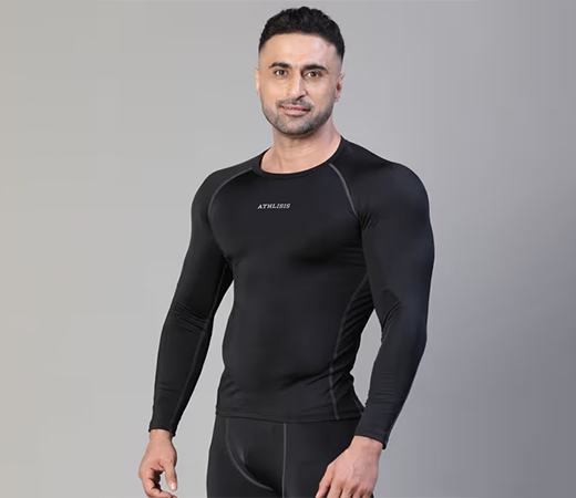 Athlisis Anti Odour Compression Sports T-Shirt