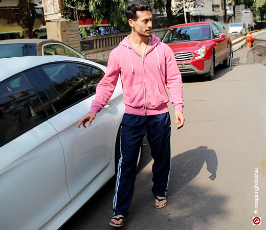 Tiger Shroff wearing track pants