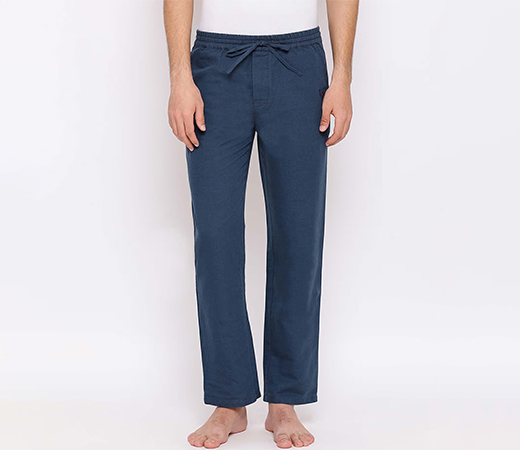  Men’s Blue Solid Lounge Pants by CRIMSOUNE CLUB