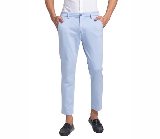 Men’s Cropped Fit Chino Blue by Being Human