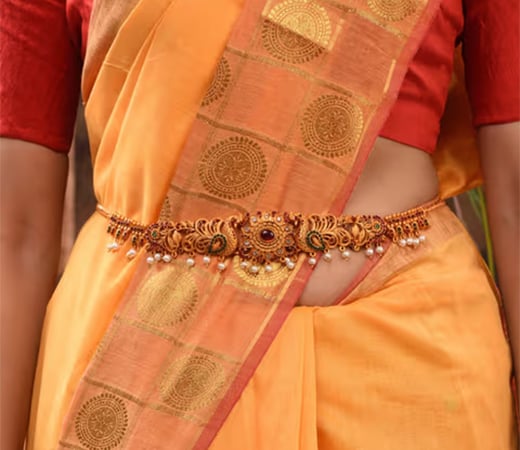 Saraf RS Jewellery Gold Plated Kamarbandh