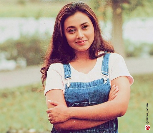 Rani Mukherjee wearing a dungaree