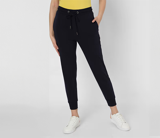 VERO MODA Women Black Printed Joggers
