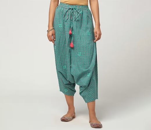 Fabindia Cotton Printed Harem Pant