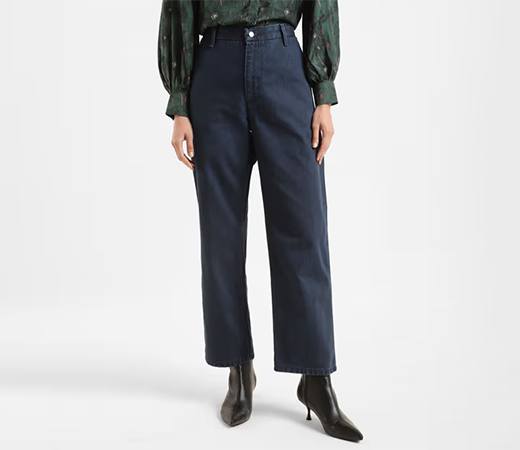 Levi's High Rise 94 Baggy Loose Straight Fit Jeans
