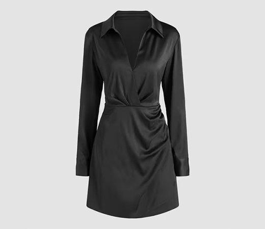 Cider Dirty Martini Long Sleeve Mini Dress