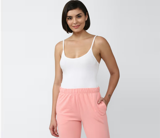 Forever 21 Solid White Tops