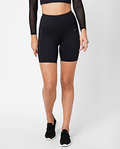 BODD ACTIVE Onyx Black Biker Shorts