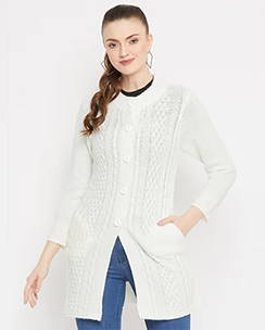 ZIGO White Cardigan