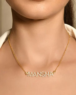 MNSH Diamond Name Necklace
