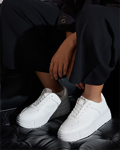 IYKYK by Nykaa Fashion Classic Candy White Sneakers