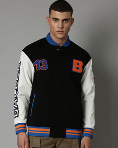 BREAKBOUNCE Varsity Oversized Jacket