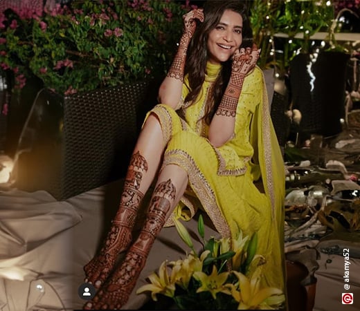 Karishma Tanna wearing a salwar suit