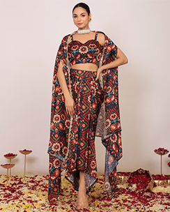  Kaori By Shreya Multicolour Floral Co-ords 