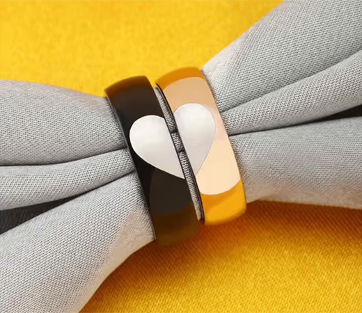 Peora Valentine Day Stainless Steel Ring