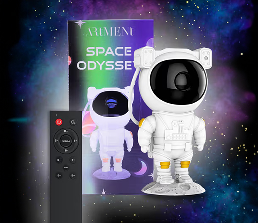 The Artment Astronaut Galaxy Light Projector Table Lamp