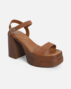 Aldo Women’s Block Heels Sandals Brown