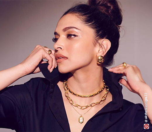 Deepika Padukone wearing a layered necklace