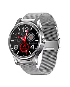 Giordano Silver Smart Watch With Bluetooth Voice Calling