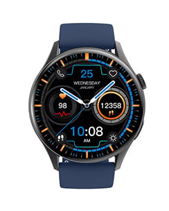 Timex FitGen 1.43 Round AMOLED Calling Smartwatch